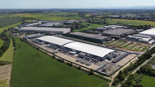 Data center in Milan, Italy, fiber network, cloud computing, industrial IT infrastructure.