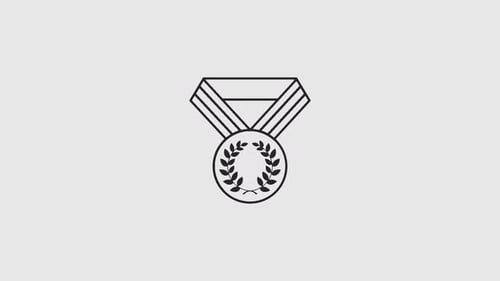 Animated Flat Design Medal Award Reveal