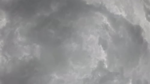 Timelapse Fluffy Cumulus Clouds Moving in Bright Sunset Abstract Aerial Nature Summer Ocean Sunset