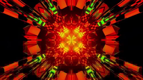 Psychedelic Infinite Tunnel Background