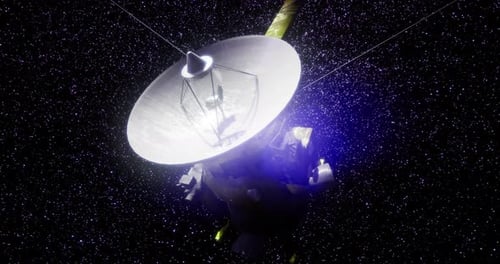 Detailed 3D Spacecraft Orbiting in Starfield