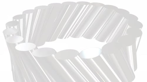 White 3d Background. white geometric stripes animation