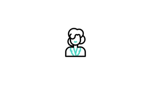 Animated Flat Design People Profile Icons
