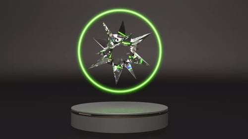 Podium Star Stage 3d Style Able to Loop Seamless