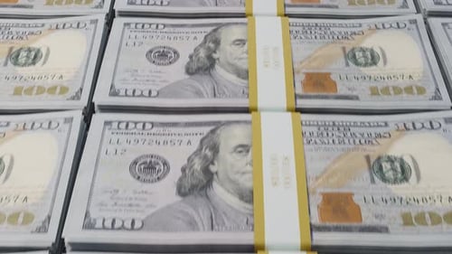 Money Stacks Cash VJ Loop