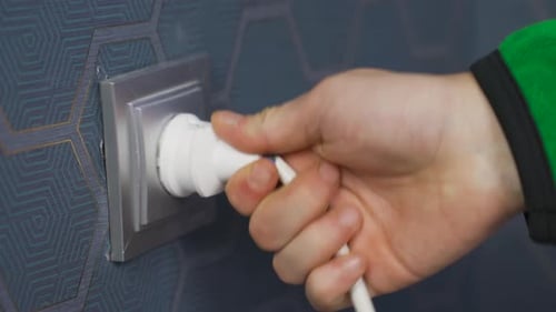 Electric shock, leaky outlet.