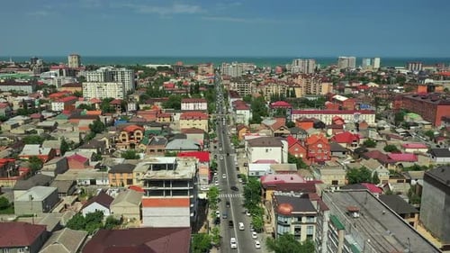 Summer City Center Makhachkala Dagestan Cityscape
