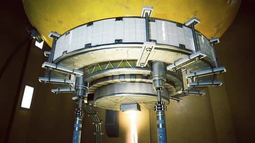 Advanced Technology on Display in a Laboratory Setting with Intricate Details