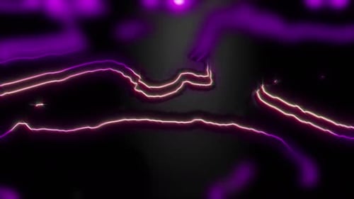 Elevation Map Purple Curve Lines Black Landscape