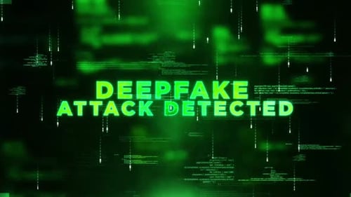 Deepfake Attack Detected Word On Style Hologram Video 02