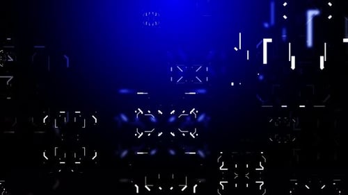 Technology Blue Background Loop