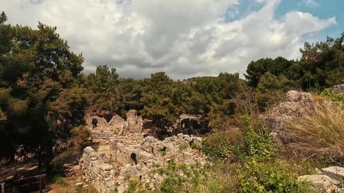 Phaselis Ancient City in Kemer of Antalya or Faselis Was a Greek and Roman City Coast Ancient Lycia