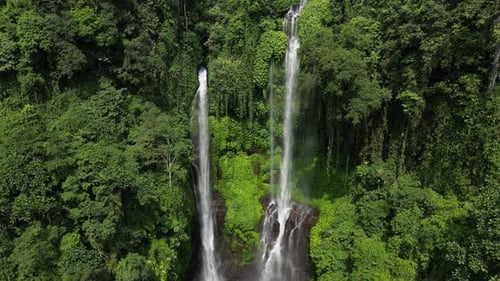 Large Waterfall in Bali, Indonesia 25