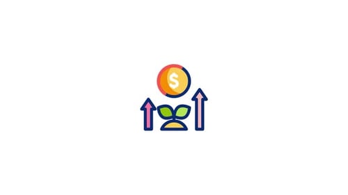 Money Growth Animated Icon