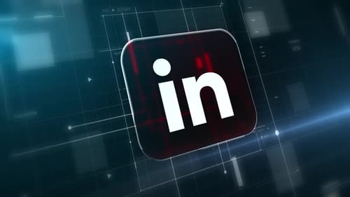 Futuristic Corporate LinkedIn Logo Reveal