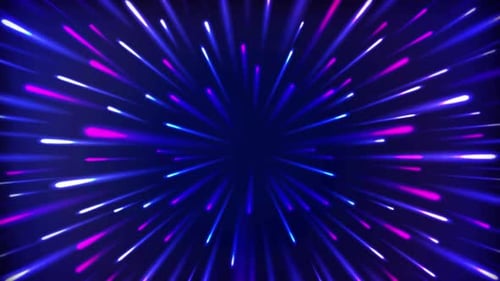 Blue Rays Loop Effect