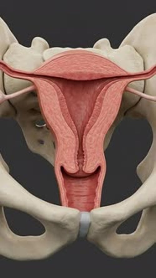 Uterus — Medizinische 3D-Animation zur weiblichen Fortpflanzungsanatomie | Manestream Den