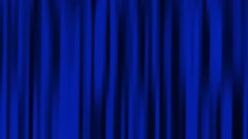 Fluid Blue Curtain Loop Background Animation