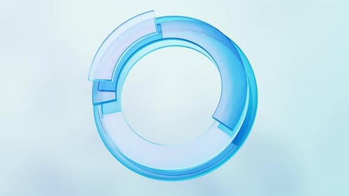 Abstract curve glass geometry background