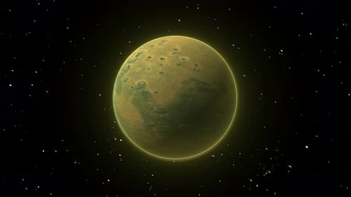 Bright mars planet animated .Beautiful 3d mars planet animation Vd953 1