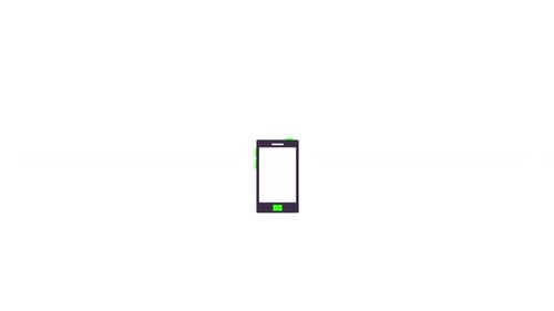 Flat Design Phone Screen Pulse Animation