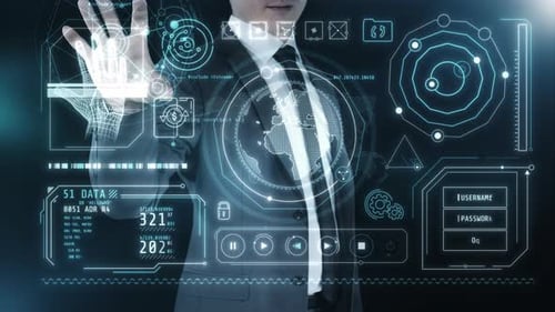 Working With Network Security Infographics In Augmented Reality