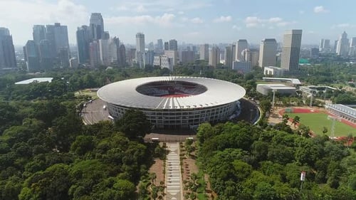 Sport Centre With City View