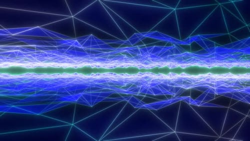 Glow plexus tunnel background