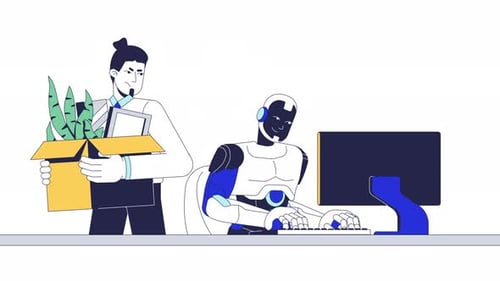 AI takeover 2D animation
