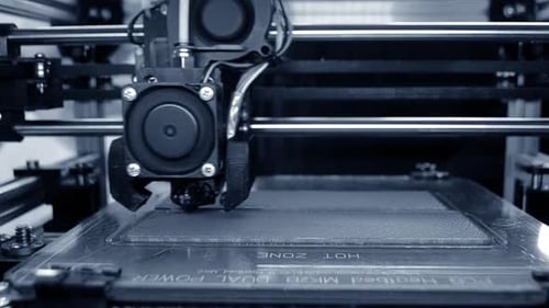 3D-Drucker Druckobjekt 3D-Drucker Druckobjekt Geschmolzener Kunststoff