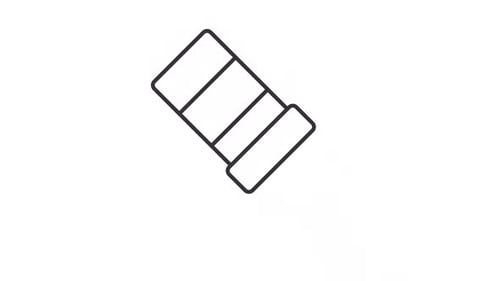 Animiertes Pepper Shaker Line Symbol
