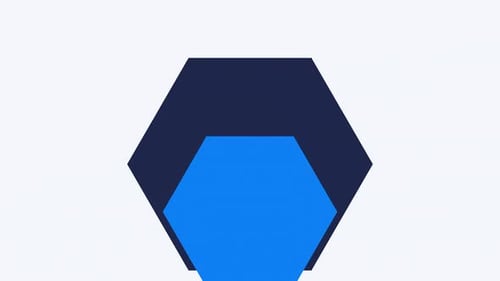 Hexagon transition background