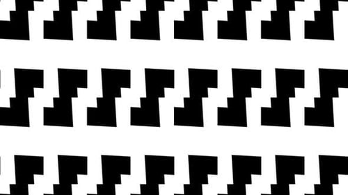 Kaleidoscope Collection: Luma matte transition of a grid with shifting elbow pattern