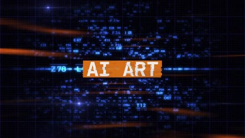 Futuristic Digital Data Grid Text Reveal Opener