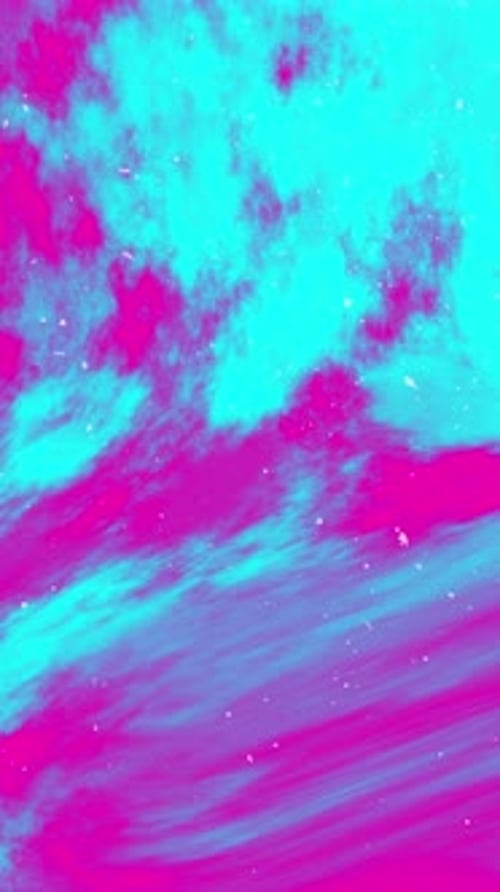Vibrant Pink and Blue Abstract Fluid Particle Background Loop