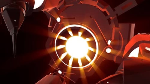 Futuristisches Motorlicht