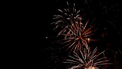 Fireworks show during "La Crida", the inauguration of Fallas festival in Valencia, Spain.