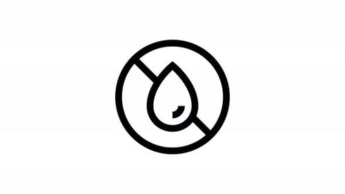 animación de iconos de líneas de grasas trans
