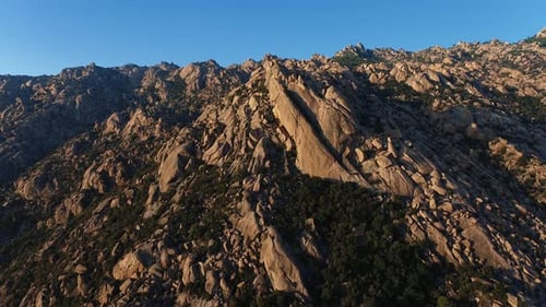 Huge Mountain Rock Formations