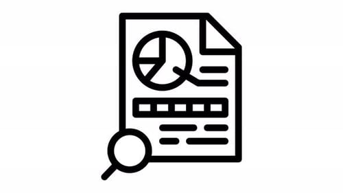 report line icon animation