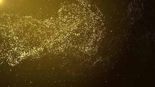 Golden Glitter Sparkling Magic Light