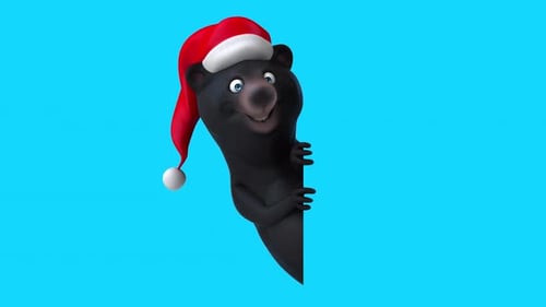Fun 3D cartoon bear(with alpha channel included)