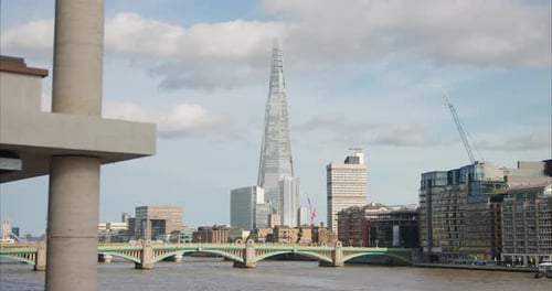 The Shard Overlooking Thames River