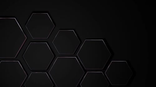 Modern Geometric Hexagon Grid Pattern Loop