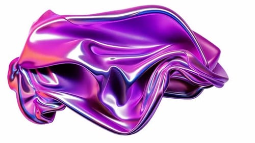 Vibrant Abstract Fabric Texture in Purple and Pink