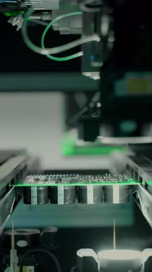 Electronic Components Printed Circuit Board Moves with SMD