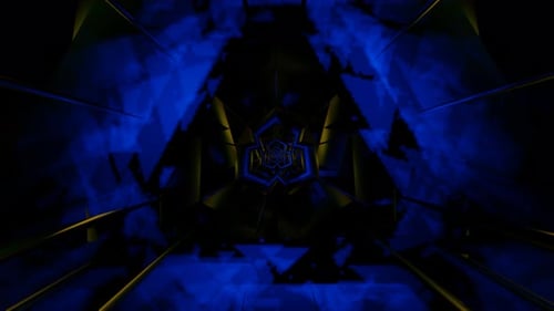 Hypnotic Scifi Neon Lights in a Vibrant VJ Loop