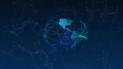 3d World Map Network Connection Hitech Digital Technology Worldwide Concept of Web 30 Metaverse