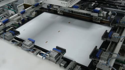 Panneaux solaires fabriqués dans une usine située en Chine