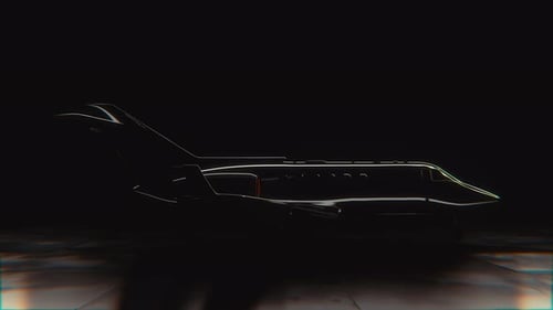 Luxury Private Jet On Runway – Cinematic 3D Aircraft Render